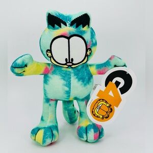 G40 Tie Dye Garfield Plush *40th Anniversary 8” W/Tag Toy Factory 2018